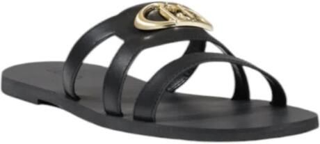 Liu Jo Schitterende Rhinestone Pantoffels Black Dames - Foto 4