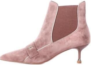 Liu Jo Enkellaars in Kid Suede Metaal - Foto 2