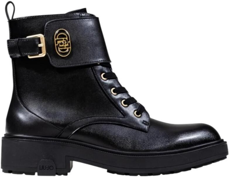 Liu Jo Enkellaarsjes met Rits en Ronde Neus