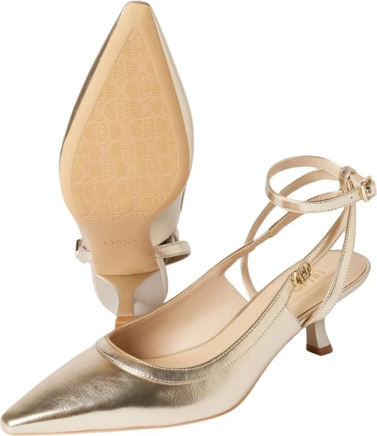 Liu Jo Grijze pumps met hak en gespsluiting - Foto 2