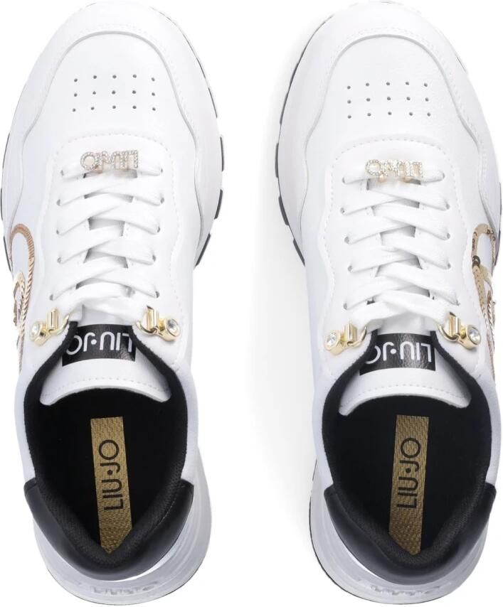 Liu Jo Witte Sneakers Geweldig 20 Spreading Tumbled SP White Dames - Foto 3