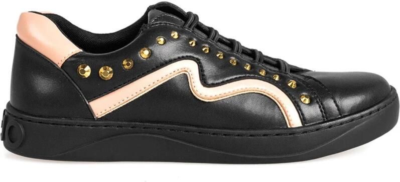 Liu Jo Gouden Studs Sneakers Black Dames