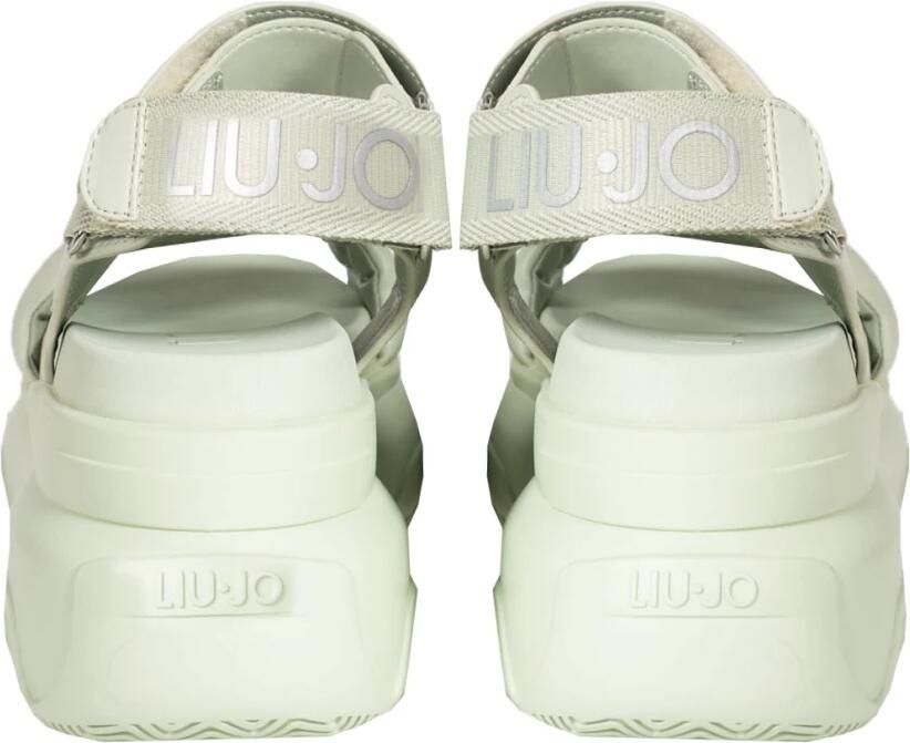 Liu Jo Pistachegroene Sleehak Sandalen - Foto 5