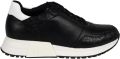 Liu Jo Originele Design Sneakers met Platte Veters Black Dames - Zwart