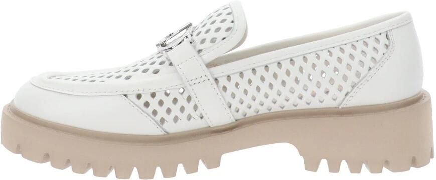 Liu Jo Leren Dames Loafers Slip-On Stijl White Dames