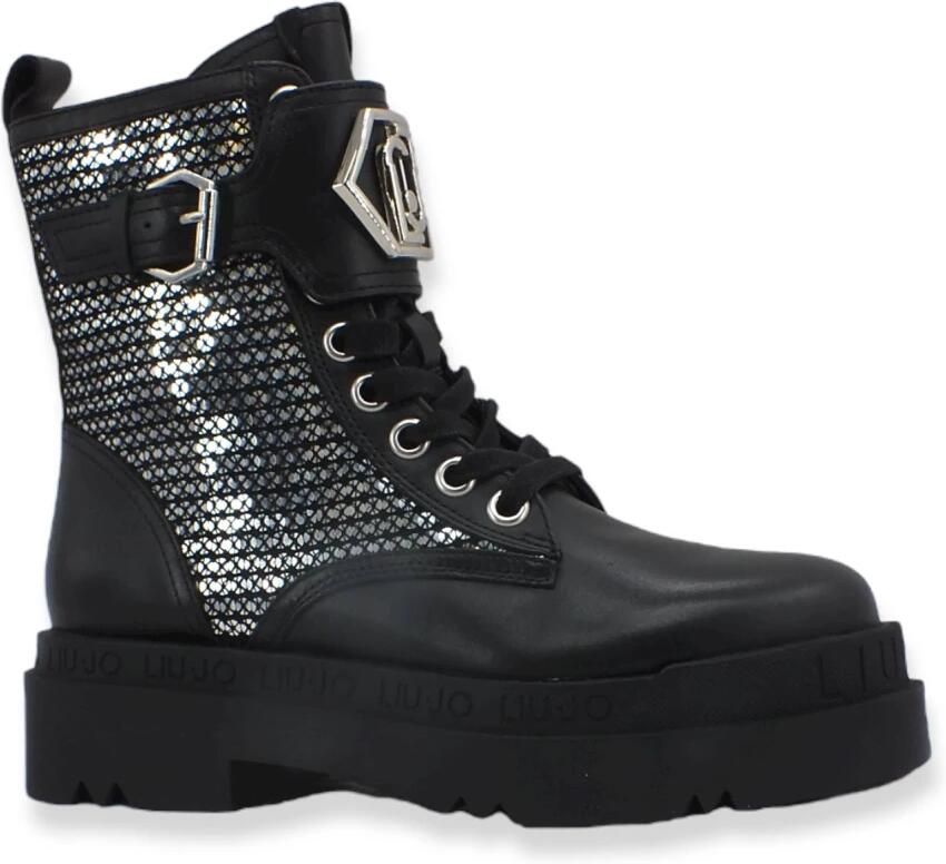 Liu Jo love 33 boots zwart combi - Foto 3