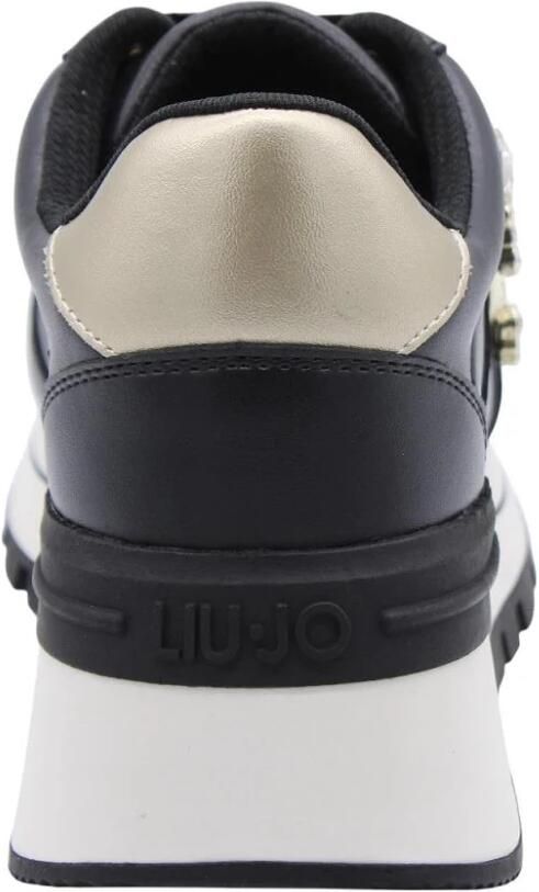 Liu Jo Zwarte platte sneakers Stella Black Dames - Foto 14