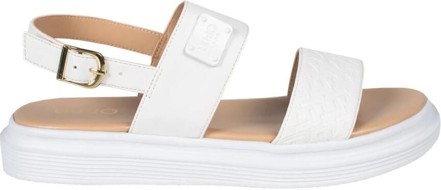 Liu Jo Stijlvolle Gesp Sandalen White Dames