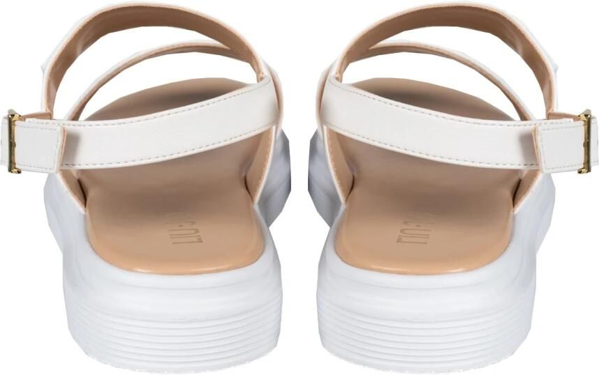 Liu Jo Stijlvolle Gesp Sandalen White Dames - Foto 4
