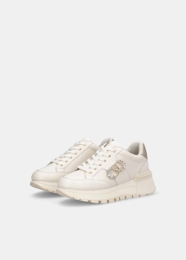 Liu.jo Liu Jo dames sneaker Amazing 41 offwhite metallic - Foto 5