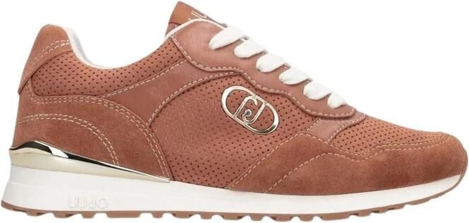 Liu Jo Perforated Suede Sneakers