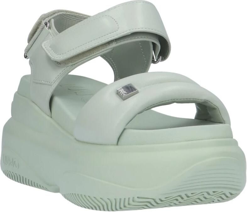 Liu Jo Pistachegroene Sleehak Sandalen - Foto 8