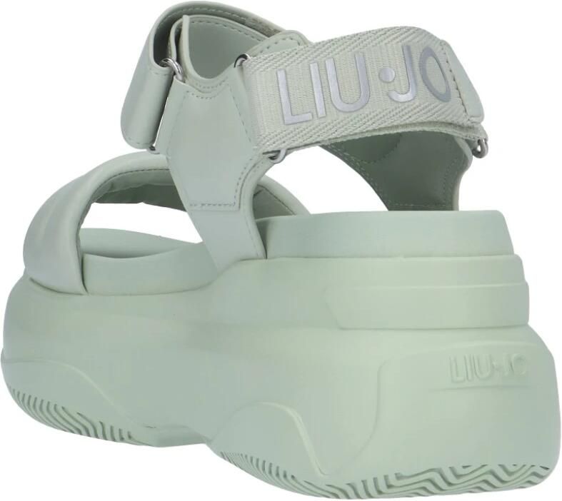 Liu Jo Pistachegroene Sleehak Sandalen - Foto 4