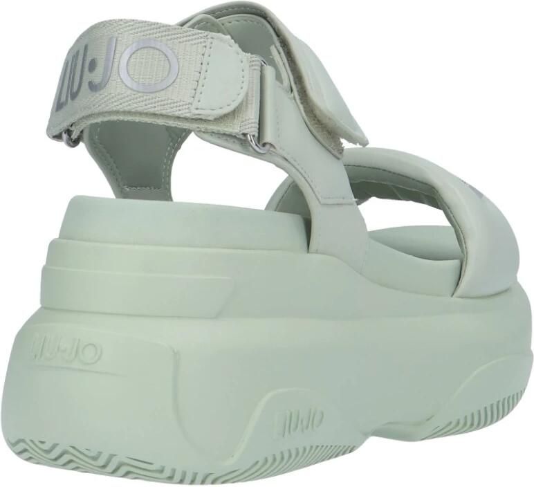 Liu Jo Pistachegroene Sleehak Sandalen - Foto 7