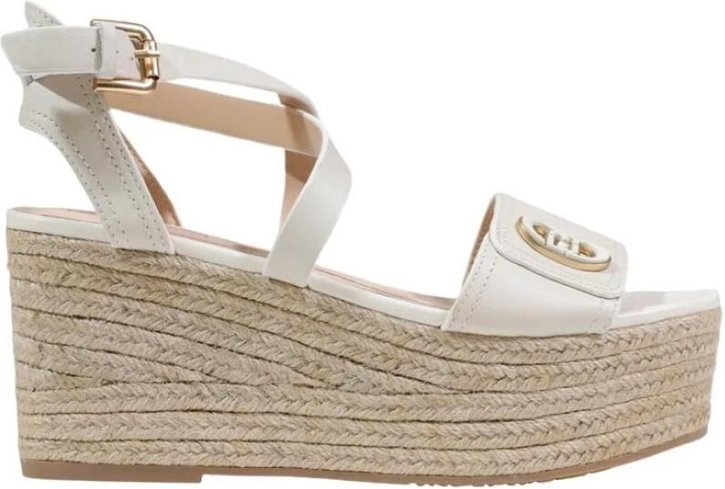 Liu Jo Platform Open Teen Leren Sandalen met Gesp