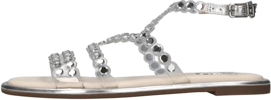Liu Jo Transparante Synthetische Sandalen Zilver Gray Dames