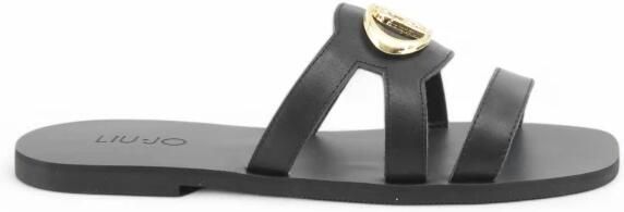 Liu Jo Schitterende Rhinestone Pantoffels Black Dames - Foto 2