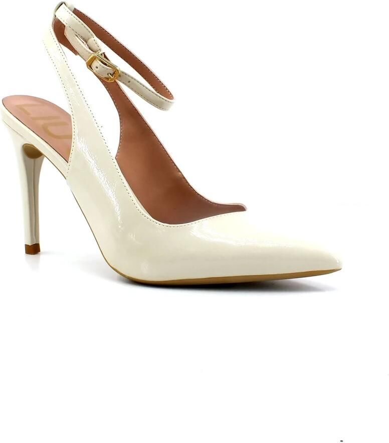 Liu Jo Boter Patent Leren Slingback Pumps Wit Dames - Foto 2