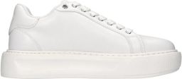 Liu Jo Witte sneakers met strass en metalen oogjes