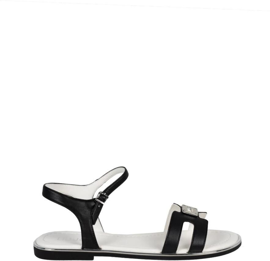 Liu Jo Originele Sandalen met Ronde Neus Black Dames