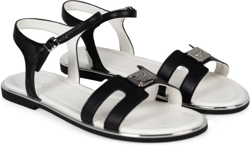 Liu Jo Originele Sandalen met Ronde Neus Black Dames - Foto 5