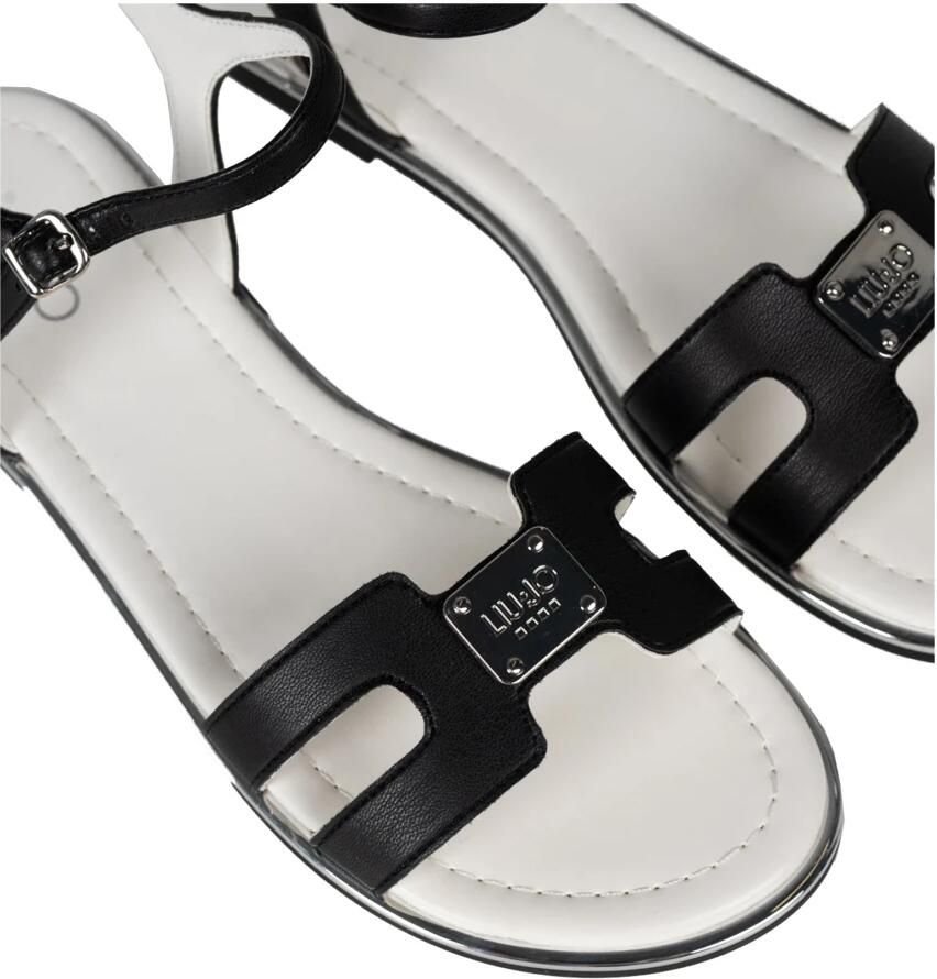 Liu Jo Originele Sandalen met Ronde Neus Black Dames - Foto 2