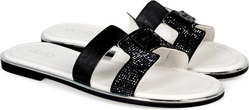 Liu Jo Slipper-stijl Sandalen met Origineel Ontwerp Black Dames - Foto 5