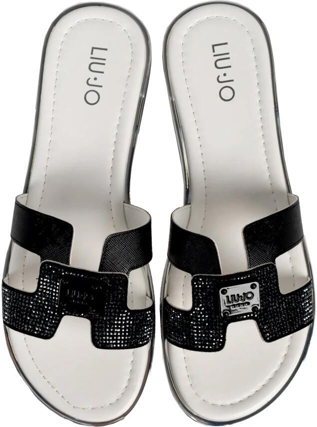 Liu Jo Slipper-stijl Sandalen met Origineel Ontwerp Black Dames - Foto 3