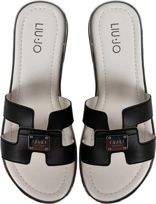 Liu Jo Slipper-stijl Sandalen met Origineel Ontwerp Black Dames - Foto 3