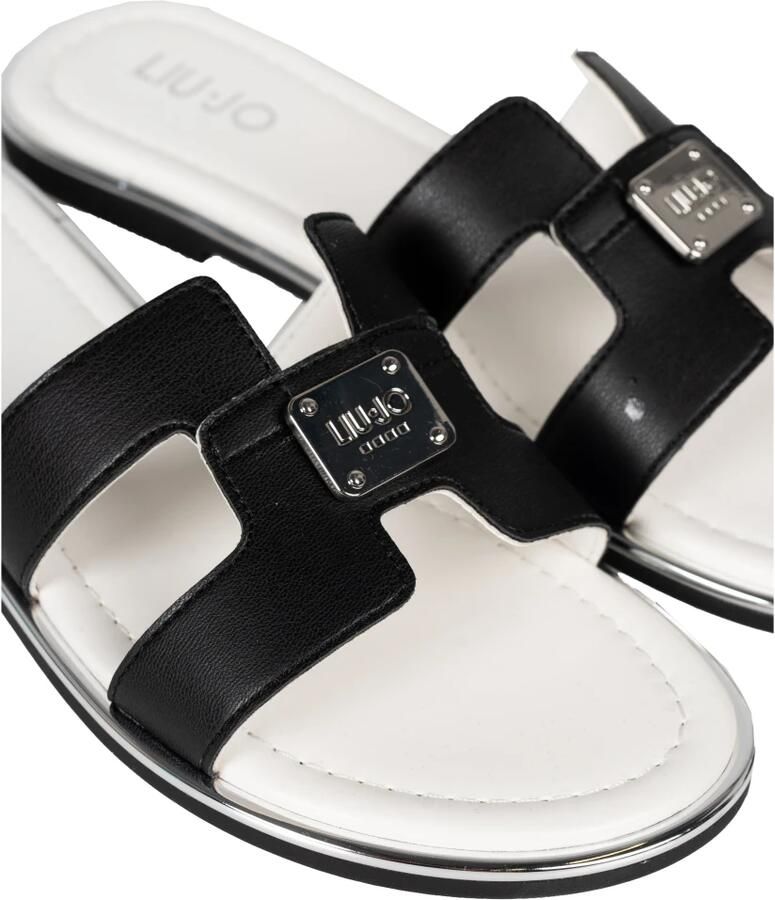 Liu Jo Slipper-stijl Sandalen met Origineel Ontwerp Black Dames - Foto 2