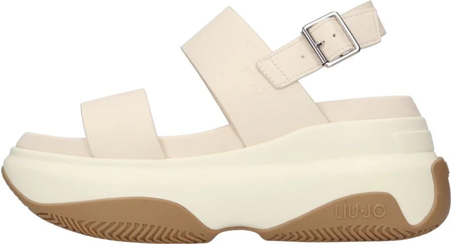 Liu Jo Beige Leren Evolution Sneakers Beige Dames - Foto 4