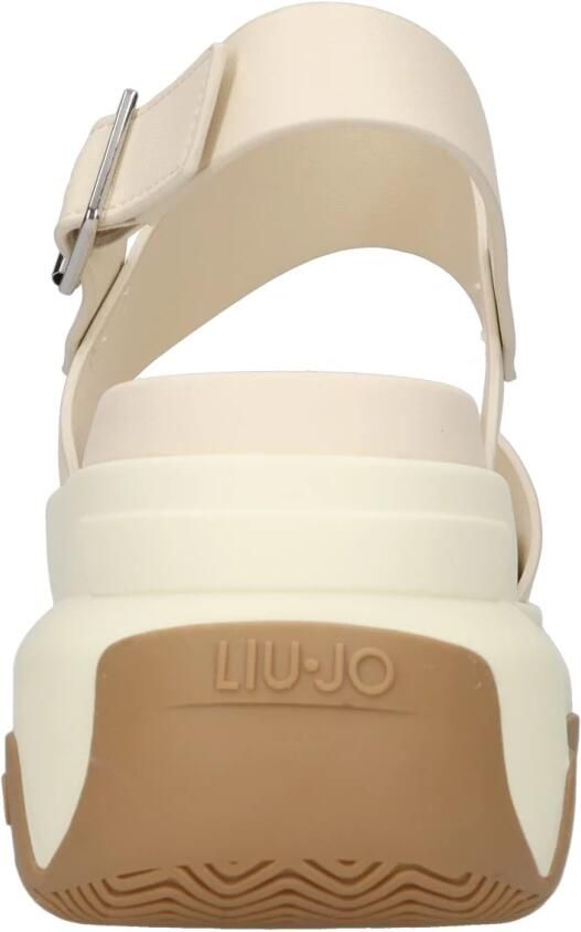 Liu Jo Beige Leren Evolution Sneakers Beige Dames - Foto 3