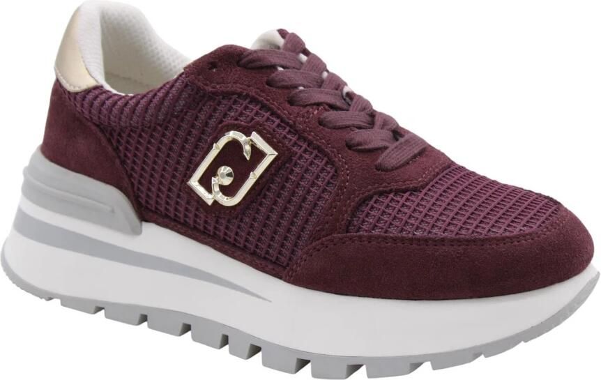 Liu Jo Amazing 25 leren sneakers bordeaux