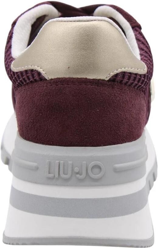 Liu Jo Amazing 25 leren sneakers bordeaux - Foto 4
