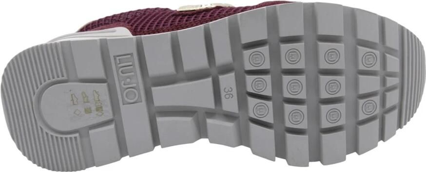 Liu Jo Amazing 25 leren sneakers bordeaux - Foto 5
