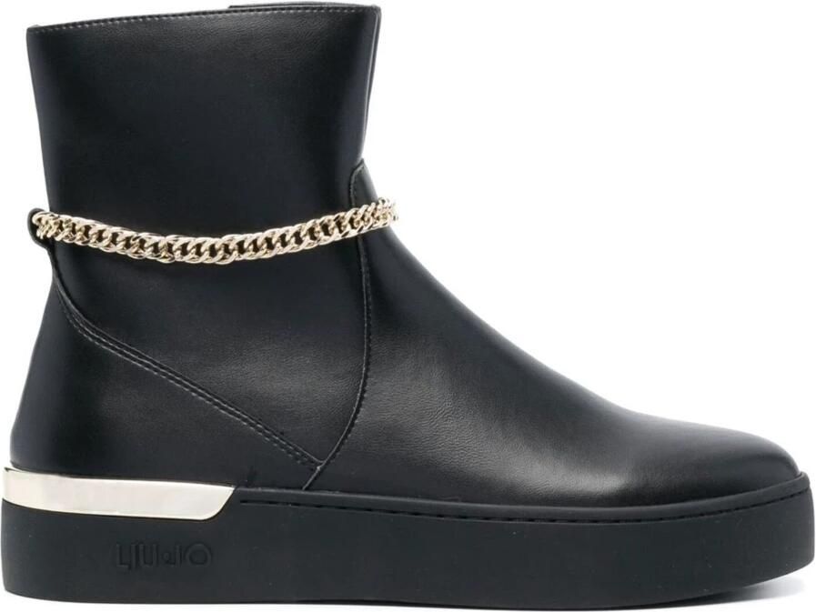 Liu Jo Silvia 76 Mid Sneaker Enkellaarsjes Zwart Dames - Foto 3