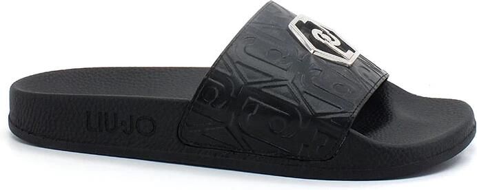 Liu Jo Stijlvolle Slide-sandalen Zwart Dames