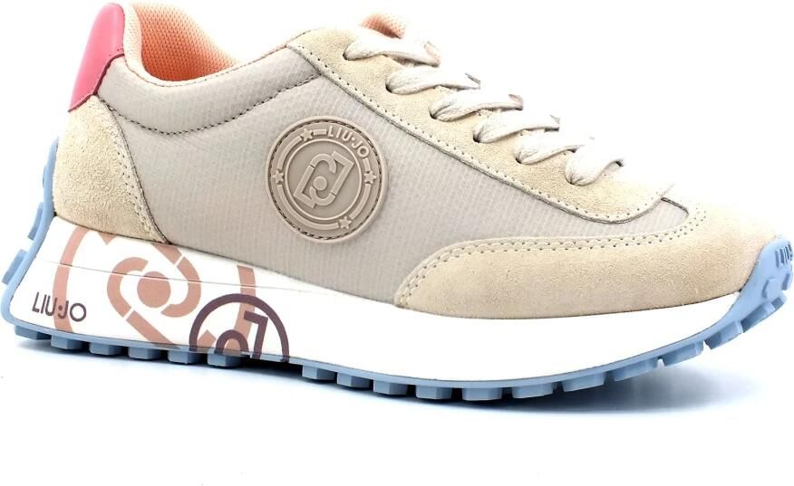 Liu Jo Suède Veterschoenen Beige Dames - Foto 3