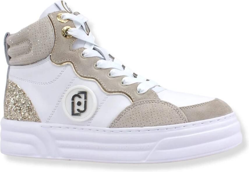 Liu Jo Damesschoenen Sneakers Wit Halfhoog Leder - Foto 3