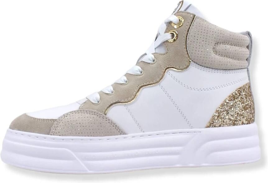 Liu Jo Damesschoenen Sneakers Wit Halfhoog Leder - Foto 2