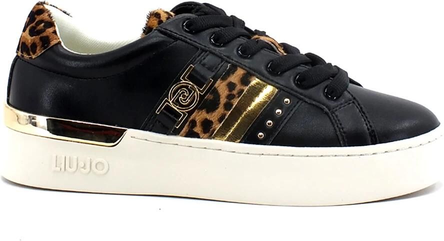 Liu Jo Sneakers schoenen Silvia in Ecoopelle D22Lj08 Bf1079 Ex117 Zwart Dames