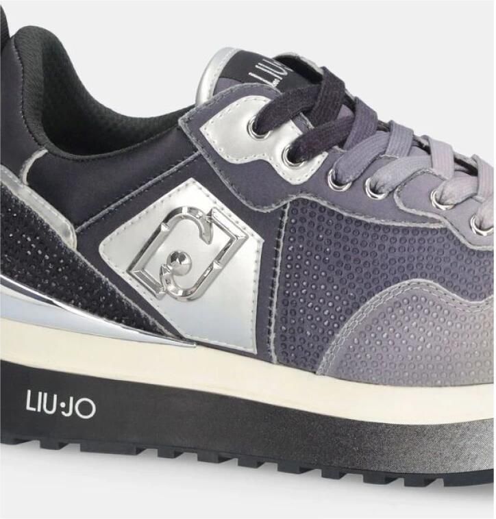 Liu Jo Zwarte Slip-On Sportieve Sneakers