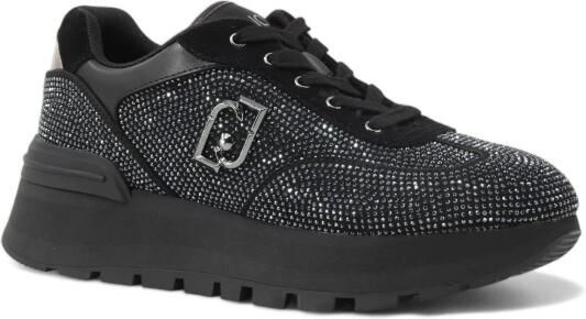 Liu Jo Dames Sneakers Amazing 23 Lurex Velvet Zwart - Foto 2
