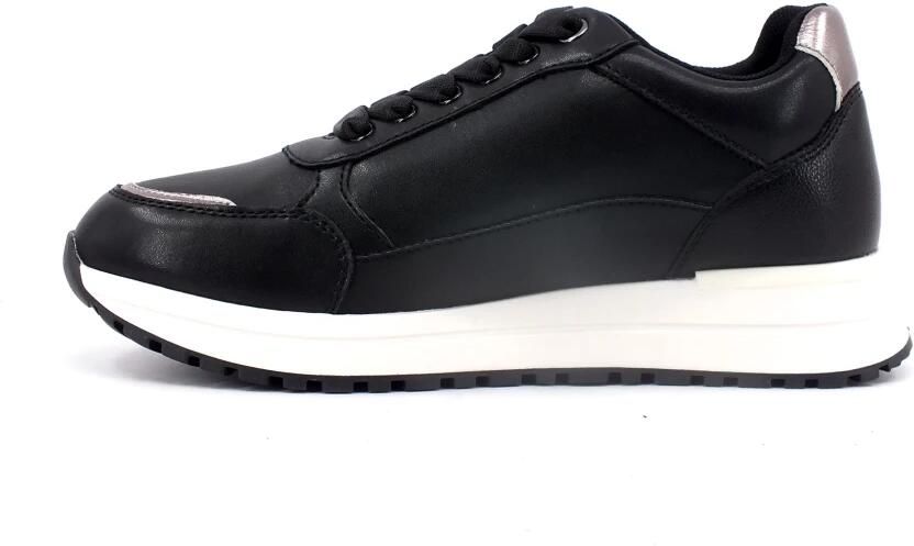 Liu Jo Zwarte Leren Damesschoenen Model Johanna 01 Zwart Dames - Foto 2