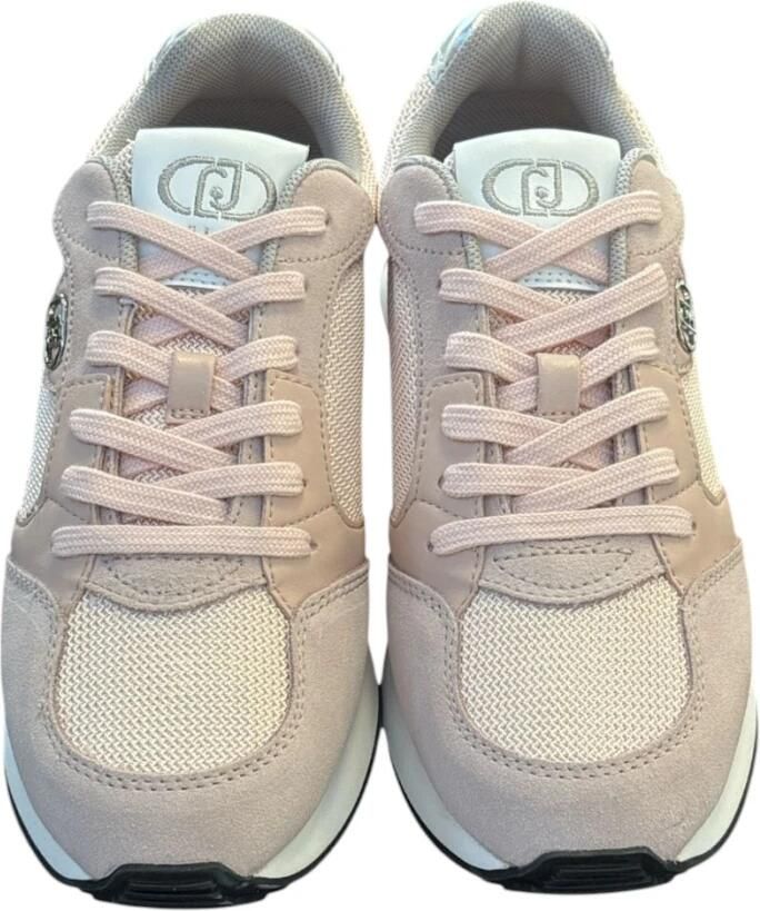 Liu Jo Roze Leren en Stoffen Sneakers