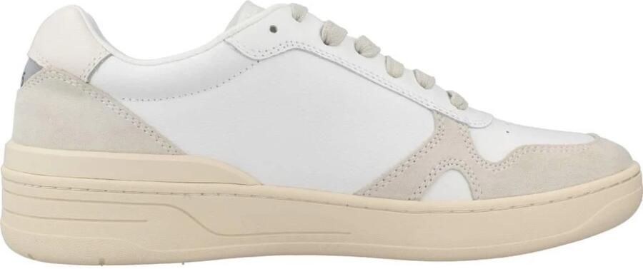 Liu Jo Beige Leren Sneakers met Suède Inzetstukken Beige Heren - Foto 4