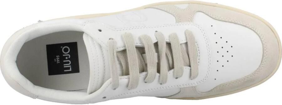 Liu Jo Beige Leren Sneakers met Suède Inzetstukken Beige Heren - Foto 8