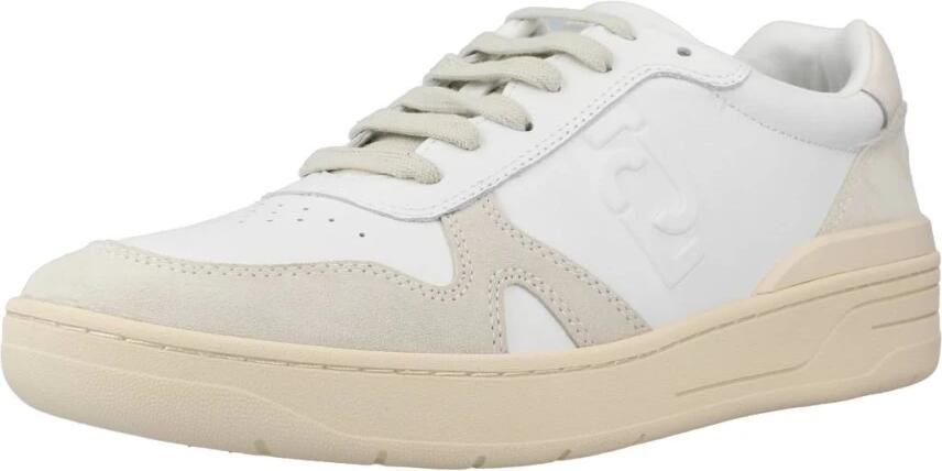 Liu Jo Beige Leren Sneakers met Suède Inzetstukken Beige Heren - Foto 4