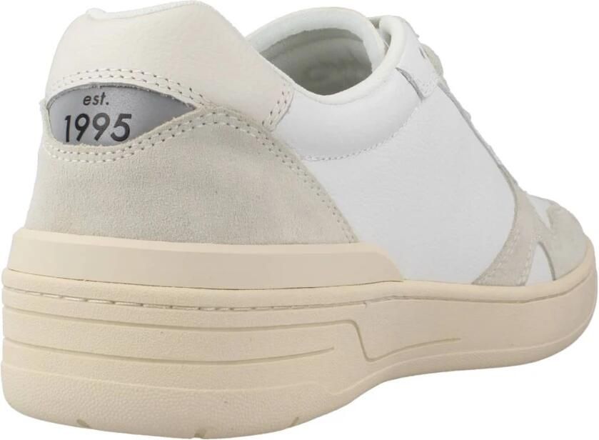 Liu Jo Beige Leren Sneakers met Suède Inzetstukken Beige Heren - Foto 3