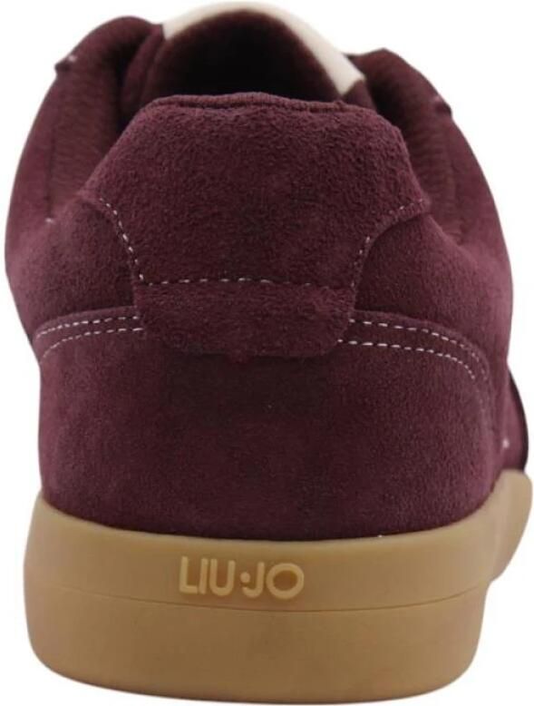 Liu Jo Amazing 25 leren sneakers bordeaux - Foto 4